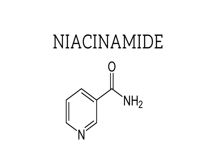 Niacinamide là một dẫn xuất của Vitamin B3-loại vitamin quan trọng trong các vấn đề về mụn viêm, phục hồi da lão hóa, sạm màu và mất nước. Chất này được xem như một thành phần cực kì đa năng. Không chỉ có tác dụng tăng hệ miễn dịch cho da, giải quyết các vấn đề về lỗ chân lông. Mà còn có tác dụng điều trị mụn trứng cá, điều tiết bã nhờn và chống oxy hóa da.  Niacinamide được phát hiện từ năm 1935 đến 1937. Đồng thời có mặt trong danh mục thuốc thiết yếu của Tổ chức Y tế thế giới. Đây là thành phần hiếm hoi vì đem lại nhiều lợi ích, giải quyết nhiều vấn đề trên da lại đảm bảo an toàn không hề gây kích ứng. 